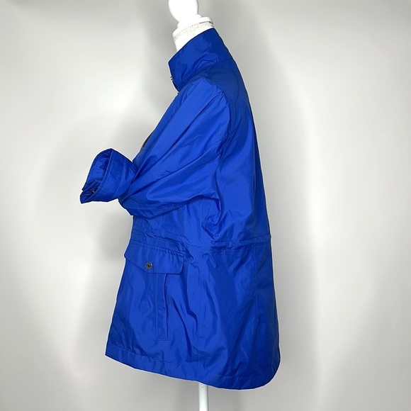 Peter Millar Element 4 Water Windbreaker in Royal Blue and Print Inside Size M - Picture 3 of 10